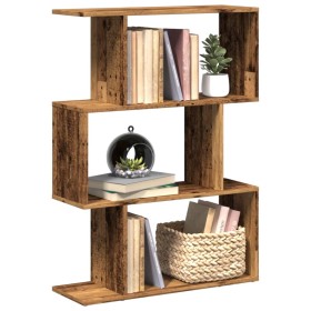 Bücherregal mit 3 Ebenen aus gealtertem Holz, 70x24x97 cm. von , Bücherregale und Regale - Ref: Foro24-858118, Preis: 50,07 €...