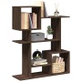 Librería divisora madera ingeniería marrón roble 92x29x112 cm de , Librerías y estanterías - Ref: Foro24-858126, Precio: 77,4...