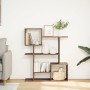 Wooden engineering oak brown divider bookcase 92x29x112 cm by , Bookcases and shelves - Ref: Foro24-858126, Price: 77,48 €, D...