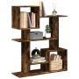 Smoked oak wood divider bookcase 92x29x112 cm by , Bookcases and shelves - Ref: Foro24-858124, Price: 75,48 €, Discount: %