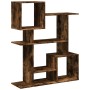 Smoked oak wood divider bookcase 92x29x112 cm by , Bookcases and shelves - Ref: Foro24-858124, Price: 75,48 €, Discount: %