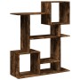 Smoked oak wood divider bookcase 92x29x112 cm by , Bookcases and shelves - Ref: Foro24-858124, Price: 75,48 €, Discount: %