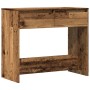 Mesa consola madera ingeniería madera envejecida 89x41x76,5 cm de , Mesas auxiliares - Ref: Foro24-856774, Precio: 80,59 €, D...