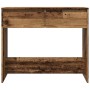 Console table made of aged engineered wood, 89x41x76.5 cm by , Side tables - Ref: Foro24-856774, Price: 80,59 €, Discount: %