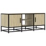 TV stand made of metal and Sonoma oak wood, 100x35x41 cm. by , TV Furniture - Ref: Foro24-848835, Price: 91,49 €, Discount: %