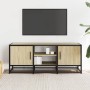 TV stand made of metal and Sonoma oak wood, 100x35x41 cm. by , TV Furniture - Ref: Foro24-848835, Price: 91,49 €, Discount: %