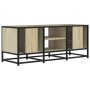 TV stand made of metal and Sonoma oak wood, 100x35x41 cm. by , TV Furniture - Ref: Foro24-848835, Price: 91,49 €, Discount: %