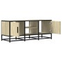 TV stand made of metal and Sonoma oak wood, 100x35x41 cm. by , TV Furniture - Ref: Foro24-848835, Price: 91,49 €, Discount: %