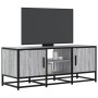 TV stand made of metal and gray Sonoma wood engineering, measuring 100x35x41 cm. by , TV Furniture - Ref: Foro24-848837, Pric...