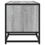 Mueble TV metal y madera ingeniería gris Sonoma 100x35x41 cm de , Muebles TV - Ref: Foro24-848837, Precio: 94,14 €, Descuento: %