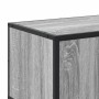 TV stand made of metal and gray Sonoma wood engineering, measuring 100x35x41 cm. by , TV Furniture - Ref: Foro24-848837, Pric...