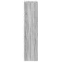 Divider bookcase 3 levels gray Sonoma wood 123x29x123 cm by , Bookcases and shelves - Ref: Foro24-857990, Price: 83,49 €, Dis...