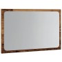 Bathroom mirror with LED light, aged wood, 60x8.5x38 cm by , bathroom vanities - Ref: Foro24-856265, Price: 54,70 €, Discount: %