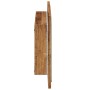 Bathroom mirror with LED light, aged wood, 60x8.5x38 cm by , bathroom vanities - Ref: Foro24-856265, Price: 54,70 €, Discount: %