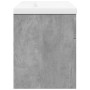 Mueble de baño con lavabo integrado gris hormigón de , Muebles de baño - Ref: Foro24-3324859, Precio: 193,49 €, Descuento: %