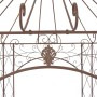 Ancient brown garden pergola 558x350x408 cm iron by , Tents and gazebos - Ref: Foro24-314001, Price: 965,35 €, Discount: %