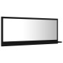 Bathroom mirror in black plywood 90x10.5x37 cm by , bathroom vanities - Ref: Foro24-804581, Price: 35,07 €, Discount: %