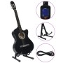 Set guitarra occidental 12 pzas con ecualizador 6 cuerdas negro de , Guitarras - Ref: Foro24-70139, Precio: 107,68 €, Descuen...