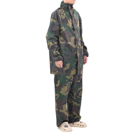 Chubasquero impermeable pantalón sudadera hombre camuflaje XXL de , Trajes impermeables - Ref: Foro24-130192, Precio: 22,12 €...