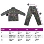 Wasserdichter Regenmantel, Hose, Sweatshirt für Herren, Camouflage, Größe XXL. von , wasserdichte Anzüge - Ref: Foro24-130192...