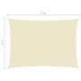 Cream Oxford fabric rectangular sail awning 5x7 m by vidaXL, Umbrellas - Ref: Foro24-135220, Price: 101,42 €, Discount: %