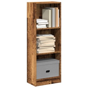 Engineered wood bookshelf in aged color, 40x24x109 cm by , Bookcases and shelves - Ref: Foro24-857781, Price: 41,30 €, Discou...