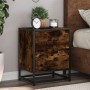 Bedside tables 2 units smoked oak engineered wood 40x31x50 cm by , Nightstands - Ref: Foro24-848679, Price: 101,80 €, Discoun...