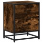 Bedside tables 2 units smoked oak engineered wood 40x31x50 cm by , Nightstands - Ref: Foro24-848679, Price: 101,91 €, Discoun...