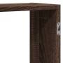 Engineered wood brown oak wall shelf 159x18x65 cm by , Shelves and shelves - Ref: Foro24-853215, Price: 55,13 €, Discount: %