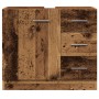 Armario para lavabo madera ingeniería envejecida 63x30x54 cm de , Muebles de baño - Ref: Foro24-858323, Precio: 66,76 €, Desc...