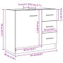 Armario para lavabo madera ingeniería envejecida 63x30x54 cm de , Muebles de baño - Ref: Foro24-858323, Precio: 66,76 €, Desc...