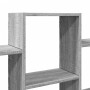 Wall shelf engineered wood Sonoma gray 159x18x66 cm by , Shelves and shelves - Ref: Foro24-853304, Price: 49,23 €, Discount: %