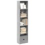 Estantería de madera de ingeniería gris Sonoma 40x24x176 cm de , Librerías y estanterías - Ref: Foro24-857797, Precio: 62,84 ...