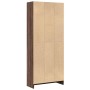 Estantería de madera de ingeniería marrón roble 60x24x143 cm de , Librerías y estanterías - Ref: Foro24-857818, Precio: 62,99...