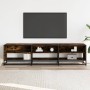 TV stand made of smoked oak engineered wood 180x40x46 cm by , TV Furniture - Ref: Foro24-3300807, Price: 132,07 €, Discount: %