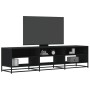 Mueble de TV madera de ingeniería negro 180x40x46 cm de , Muebles TV - Ref: Foro24-3300805, Precio: 147,68 €, Descuento: %