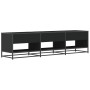 Mueble de TV madera de ingeniería negro 180x40x46 cm de , Muebles TV - Ref: Foro24-3300805, Precio: 147,68 €, Descuento: %