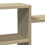 Engineered oak Sonoma wall shelf 129x18x42 cm by , Shelves and shelves - Ref: Foro24-853220, Price: 42,57 €, Discount: %