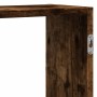 Engineered smoked oak wood wall shelf 129x18x42 cm by , Shelves and shelves - Ref: Foro24-853222, Price: 48,25 €, Discount: %