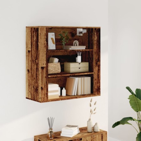 Engineered aged wood wall cabinet 80x33x80cm by , Closets and storage - Ref: Foro24-857087, Price: 63,28 €, Discount: %