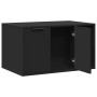 Mueble arenero para gatos madera ingeniería negro 80x50x45 cm de , Mobiliario para gatos - Ref: Foro24-857734, Precio: 94,02 ...