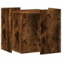 Smokey oak wood cat litter box furniture 53x53x51 cm by , Cat furniture - Ref: Foro24-857755, Price: 54,32 €, Discount: %