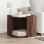 Cat litter box furniture made of brown oak wood, 53x53x51 cm by , Cat furniture - Ref: Foro24-857757, Price: 55,72 €, Discoun...