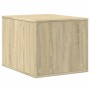 Cat litter box furniture made of Sonoma oak wood 47x59x42 cm by , Cat furniture - Ref: Foro24-857762, Price: 50,60 €, Discoun...