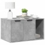 Cat litter box furniture in gray wood and concrete 80x50x45 cm by , Cat furniture - Ref: Foro24-857736, Price: 87,07 €, Disco...