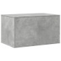 Cat litter box furniture in gray wood and concrete 80x50x45 cm by , Cat furniture - Ref: Foro24-857736, Price: 87,07 €, Disco...