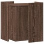 Cat litter box furniture made of brown oak wood, 42x42x51 cm by , Cat furniture - Ref: Foro24-857748, Price: 39,59 €, Discoun...