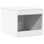 Cat litter box furniture made of white engineered wood, measuring 47x59x42 cm. by , Cat furniture - Ref: Foro24-857760, Price...