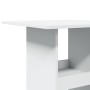 Bar table with white engineered wood storage 60x60x102 cm by , Kitchen and dining tables - Ref: Foro24-854328, Price: 65,85 €...