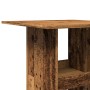 Tall bar table with aged wood storage 60x60x102 cm by , Kitchen and dining tables - Ref: Foro24-854335, Price: 67,80 €, Disco...